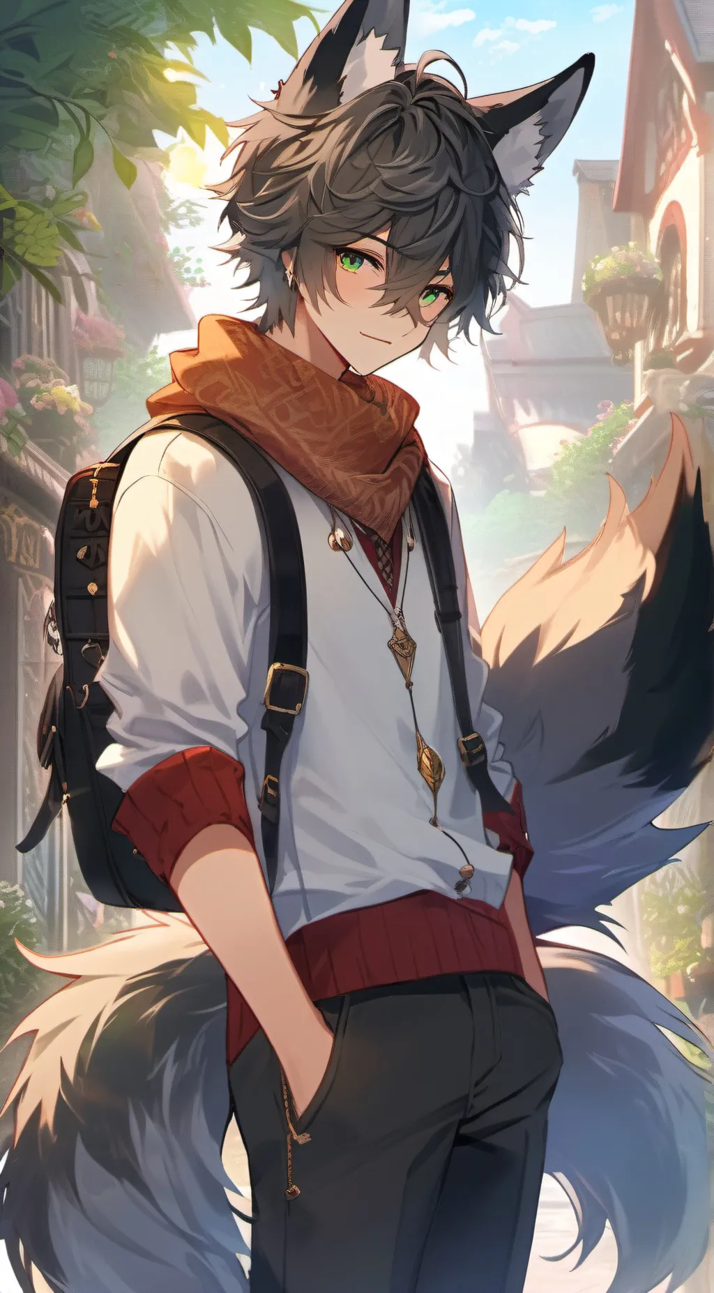 ai character: Adrian background