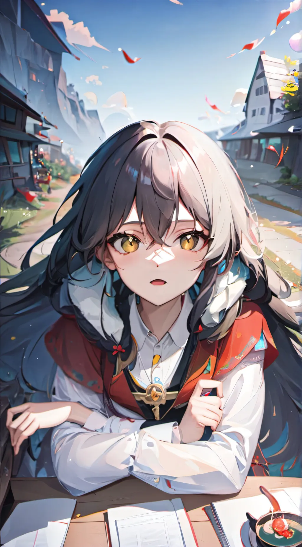 ai character: Izzy background