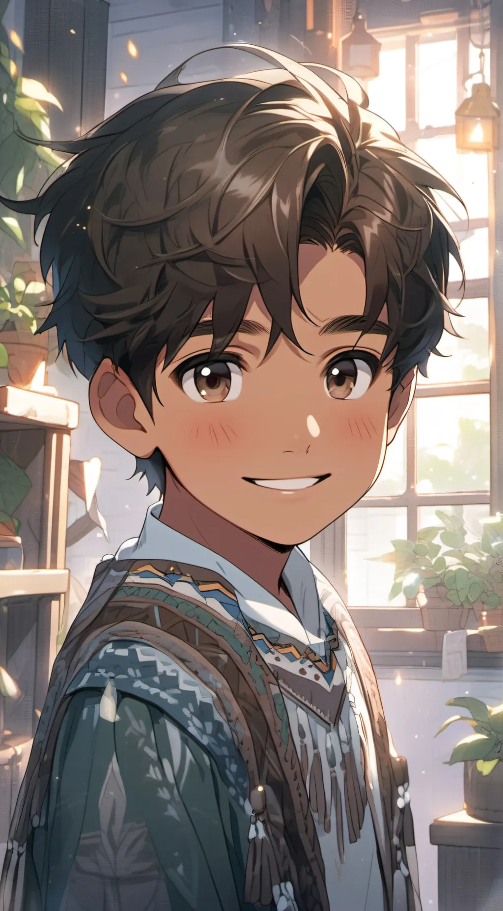 ai character: ❤Oliver❤️ background