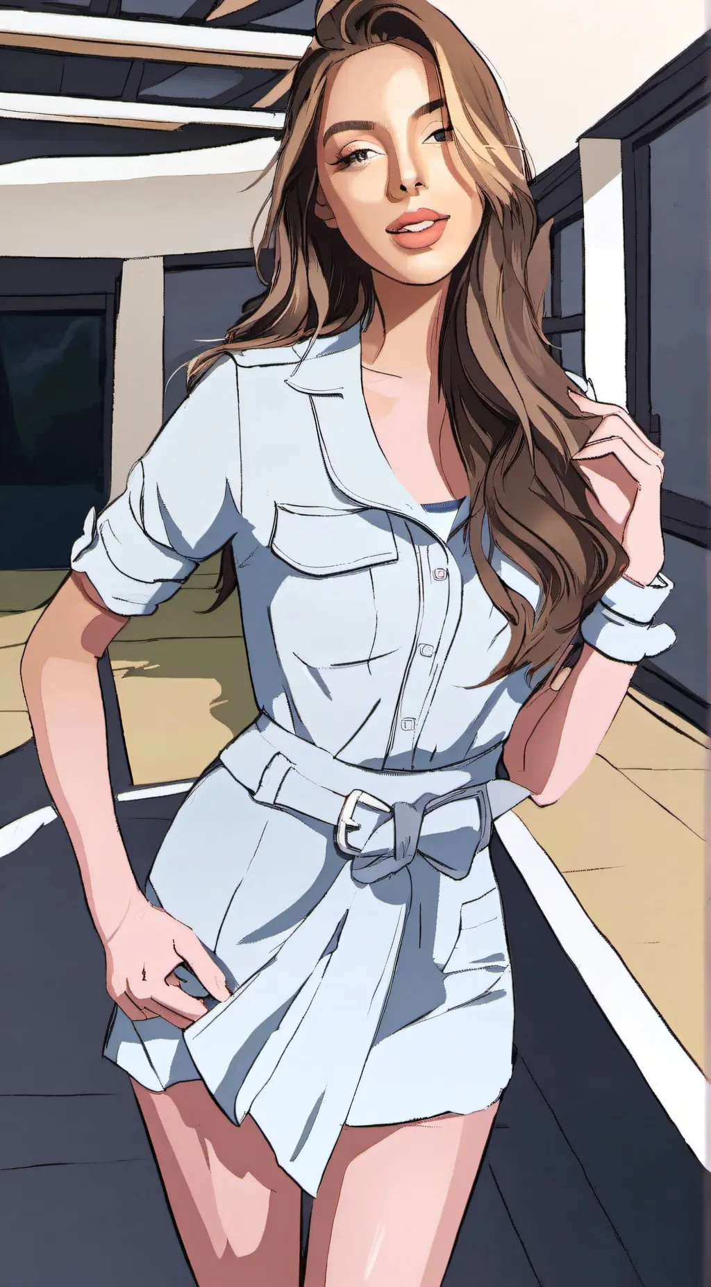 ai character: emily background