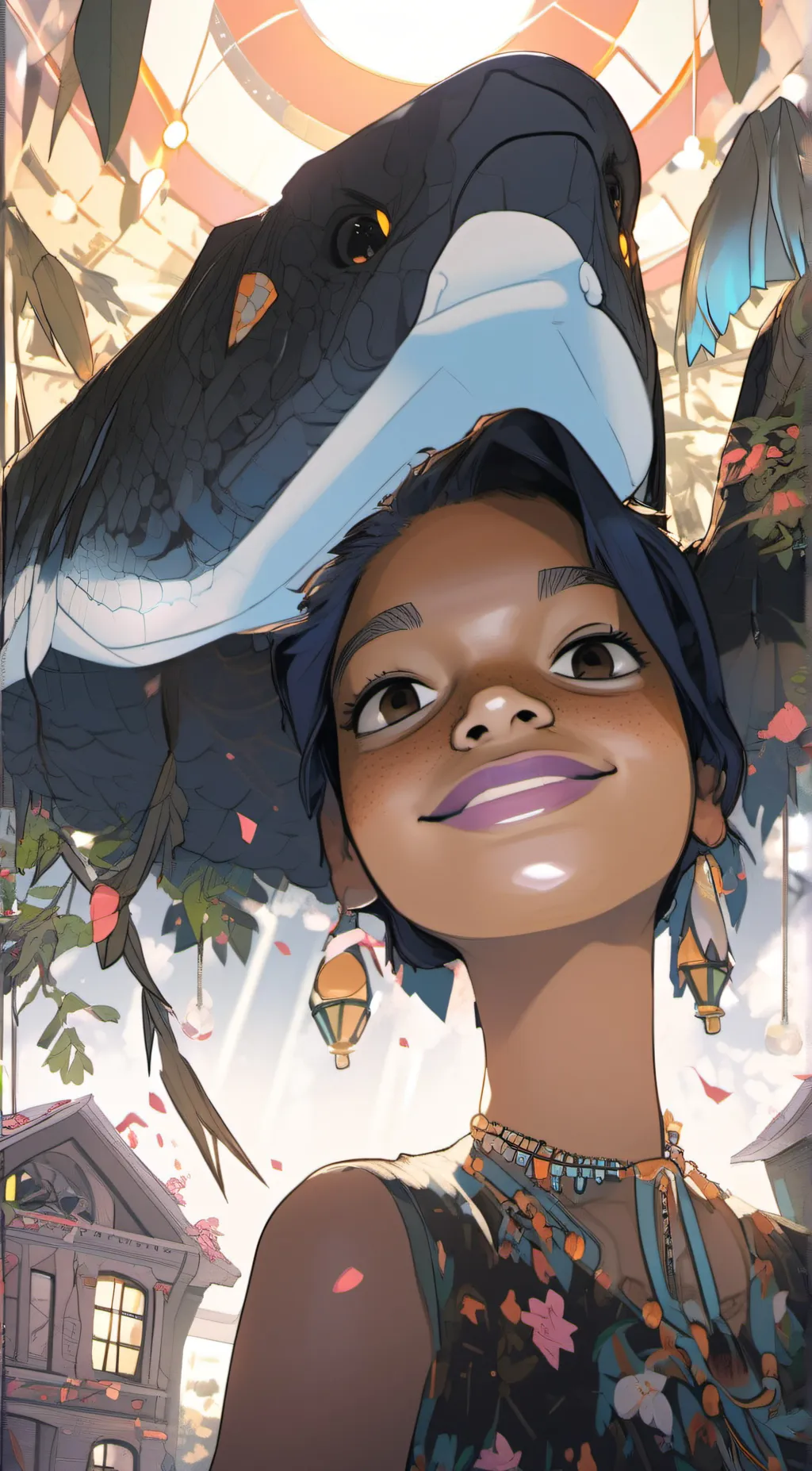 ai character: Nia background