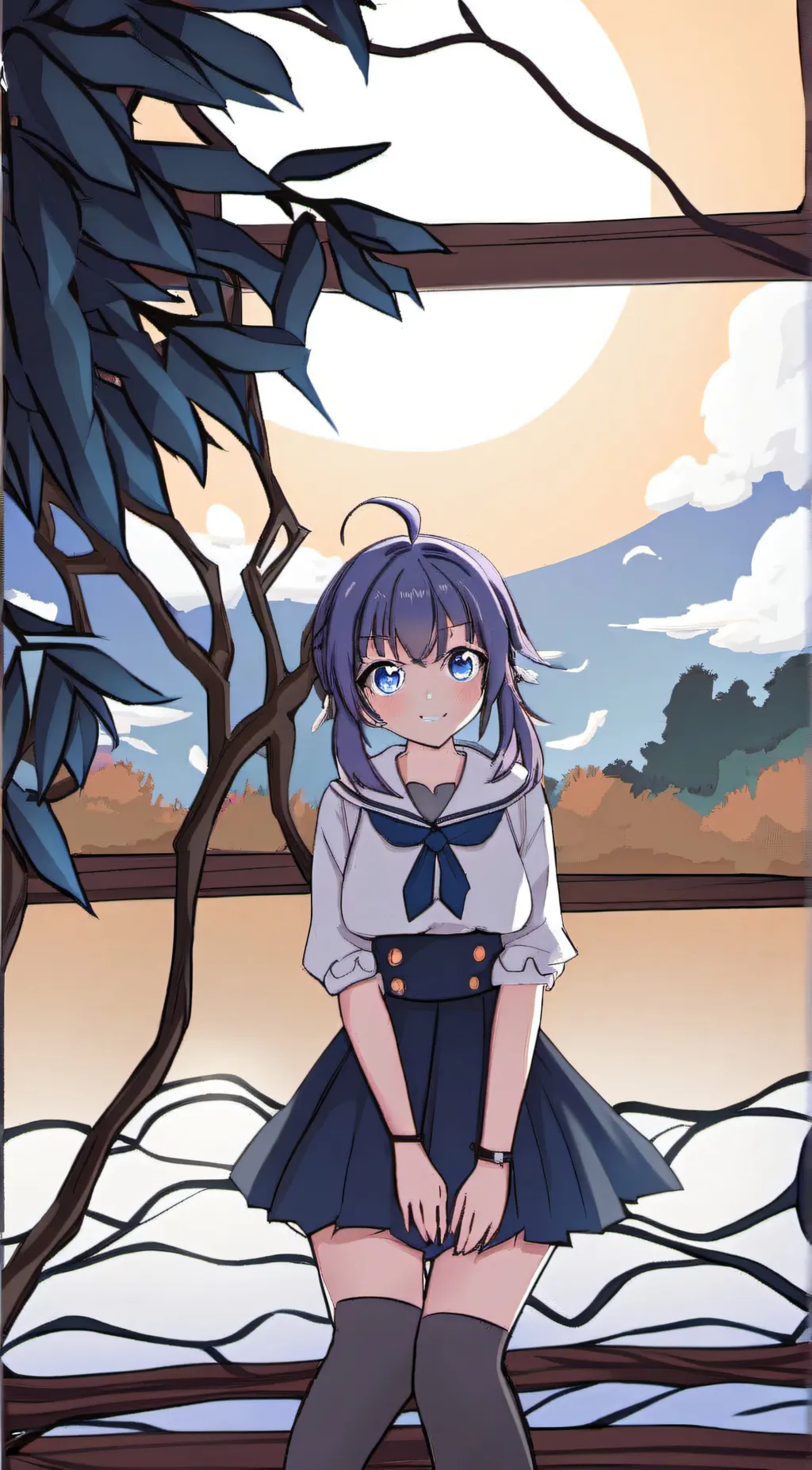 ai character: maddison  background