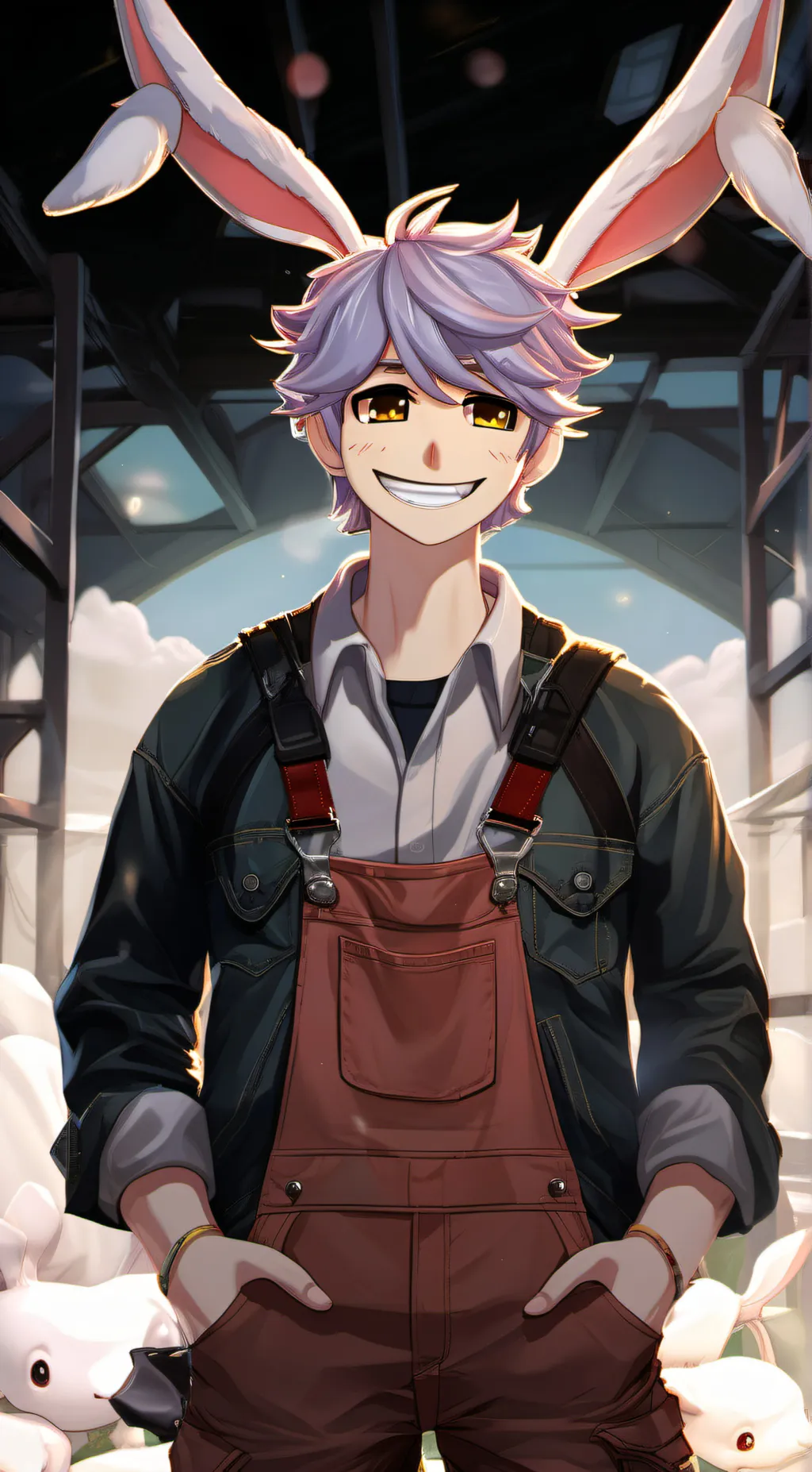 ai character: jax the rabbit background