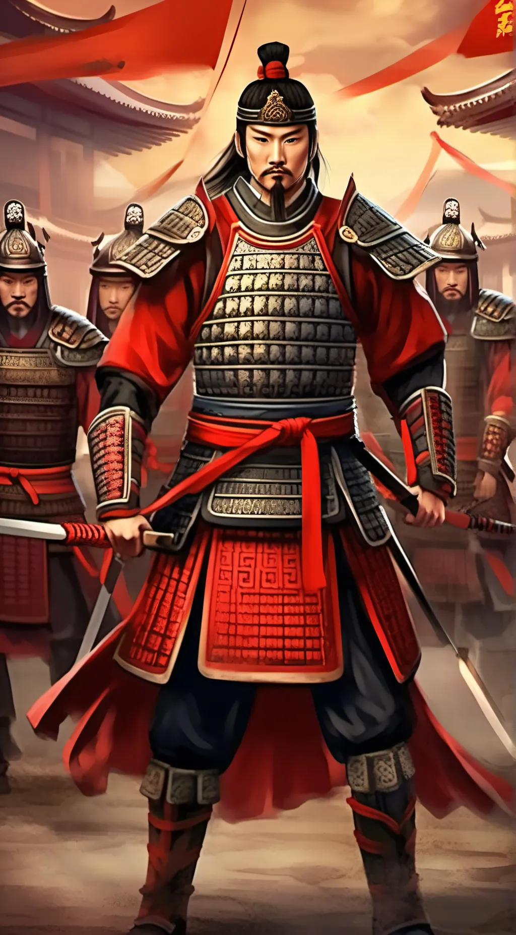ai character: Sun Jian  background