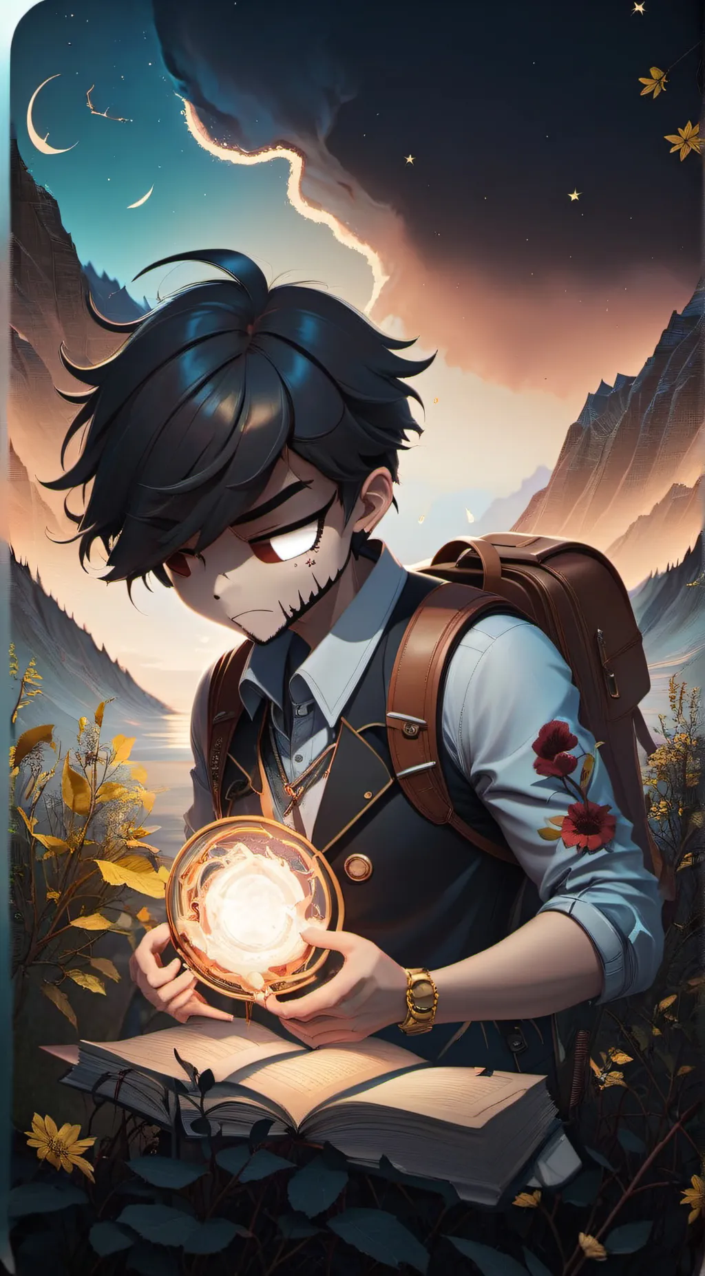 ai character: Lost soul background