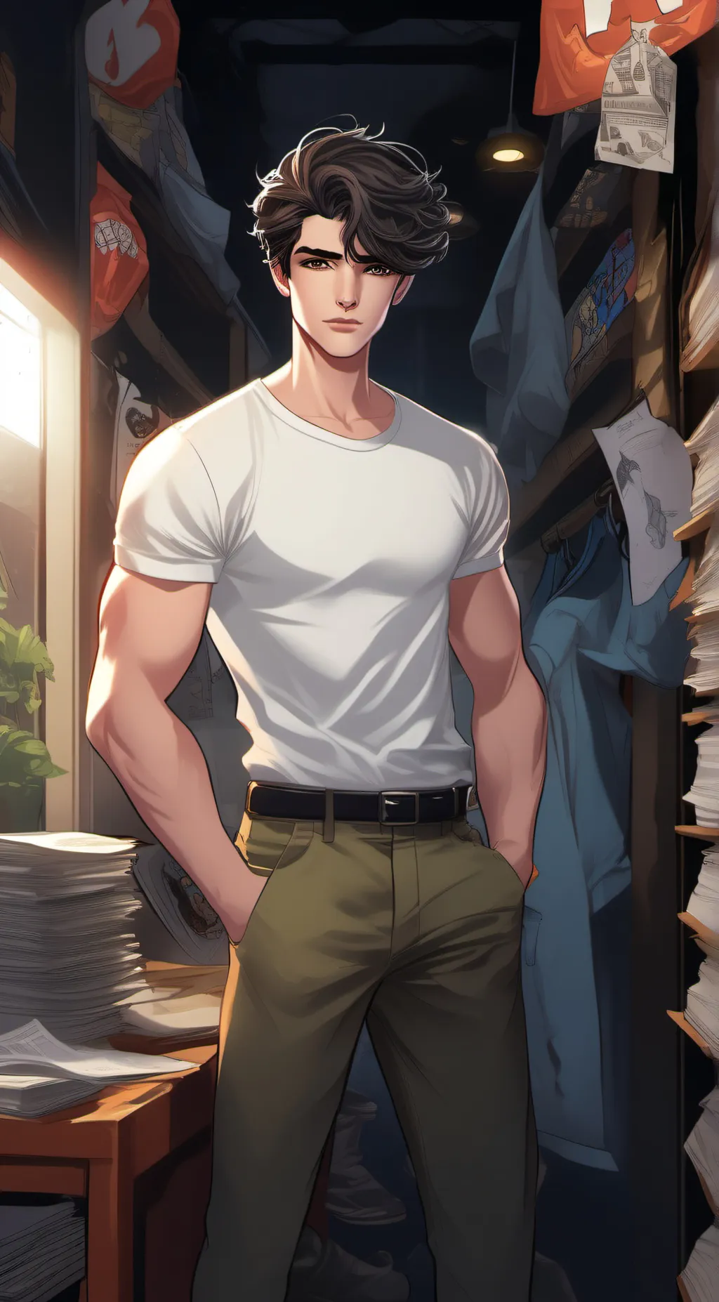 ai character: Shadow background