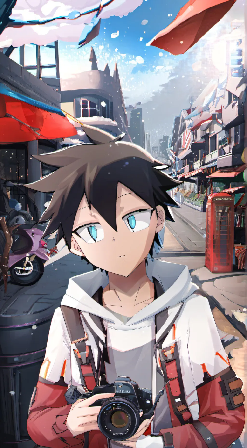 ai character: Hitohito todano background