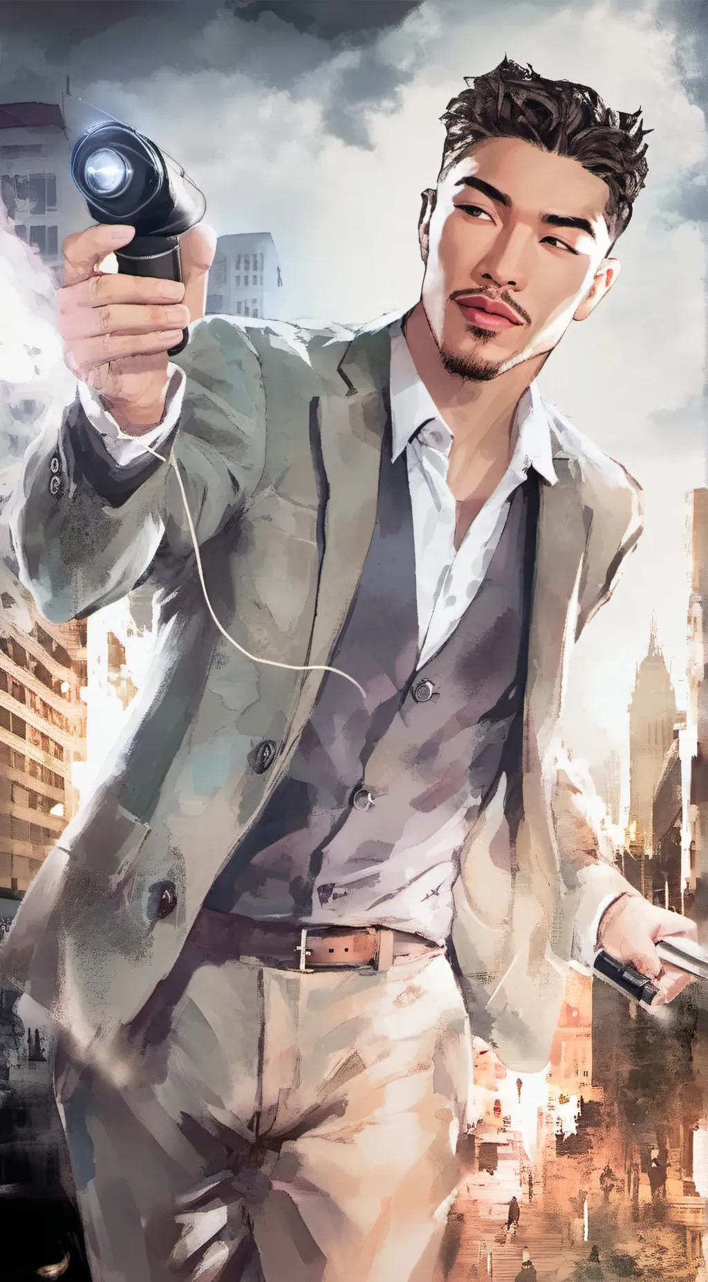 ai character: Agent Lake background