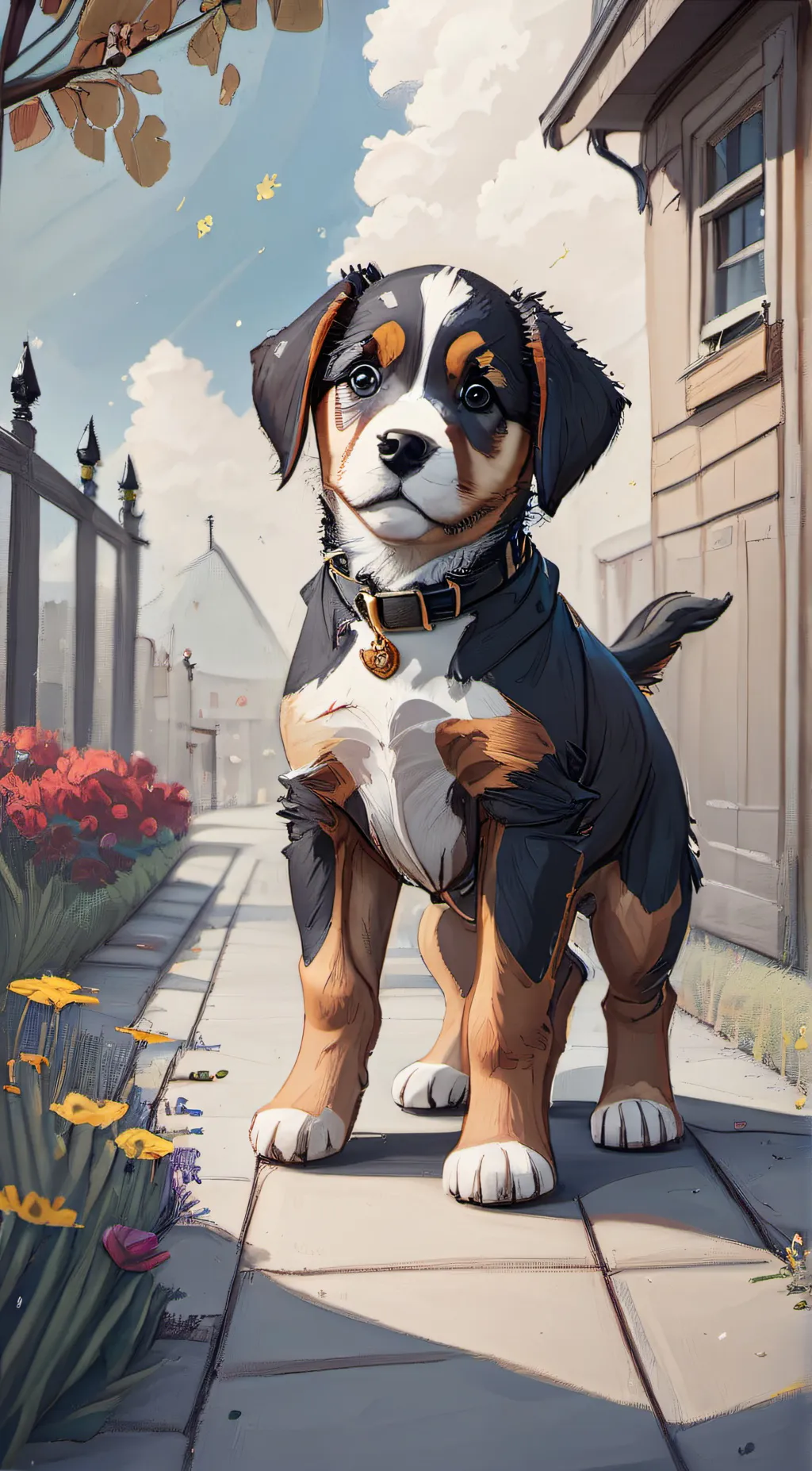 ai character: Teddy background