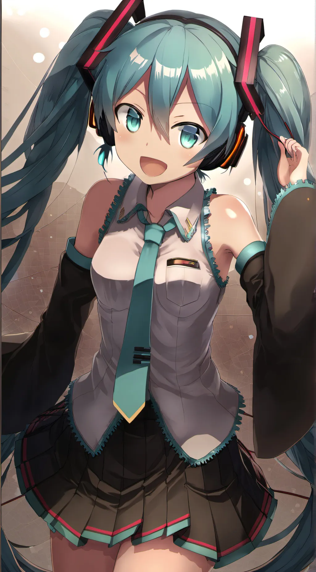 ai character: miku background