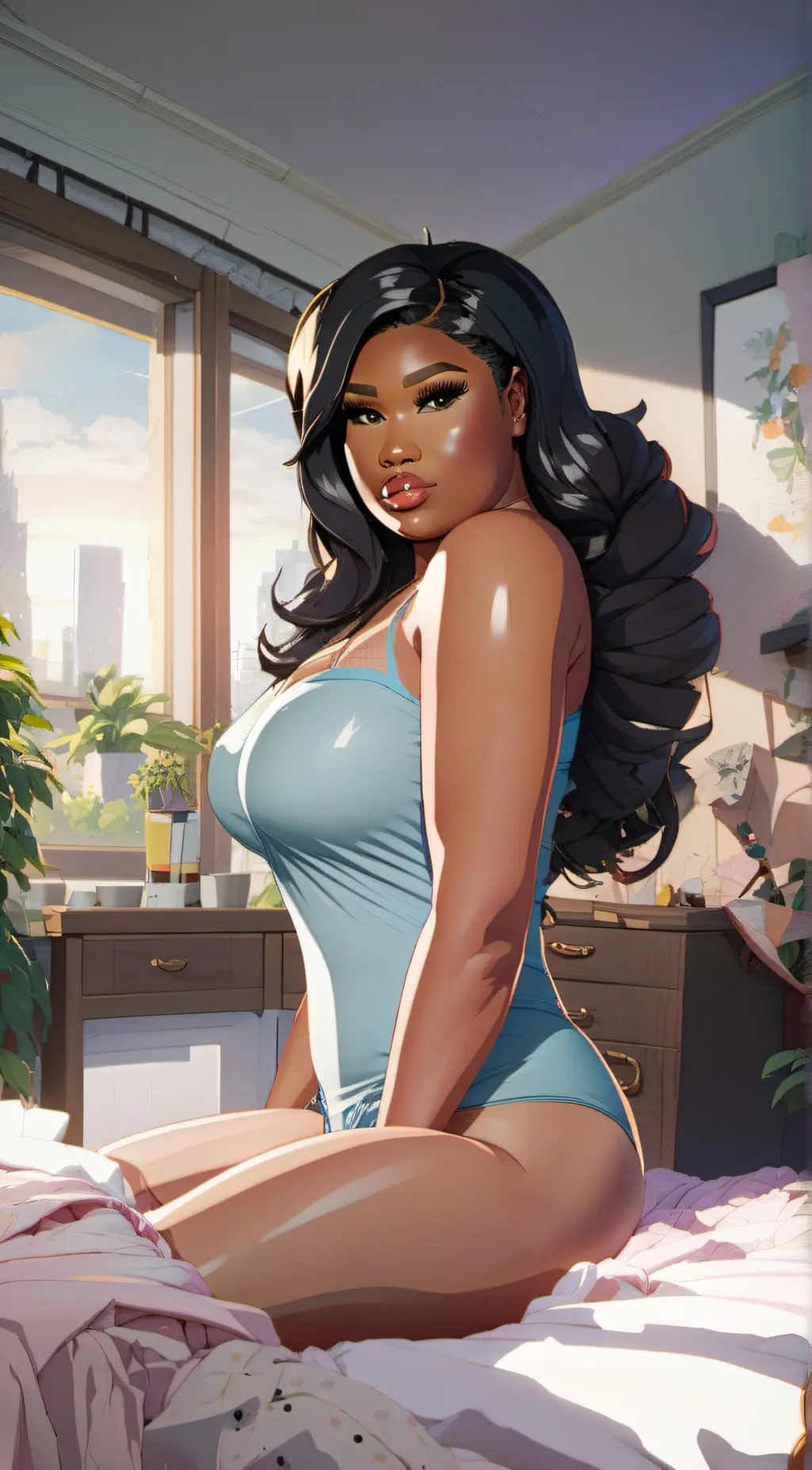 ai character: Biggie background