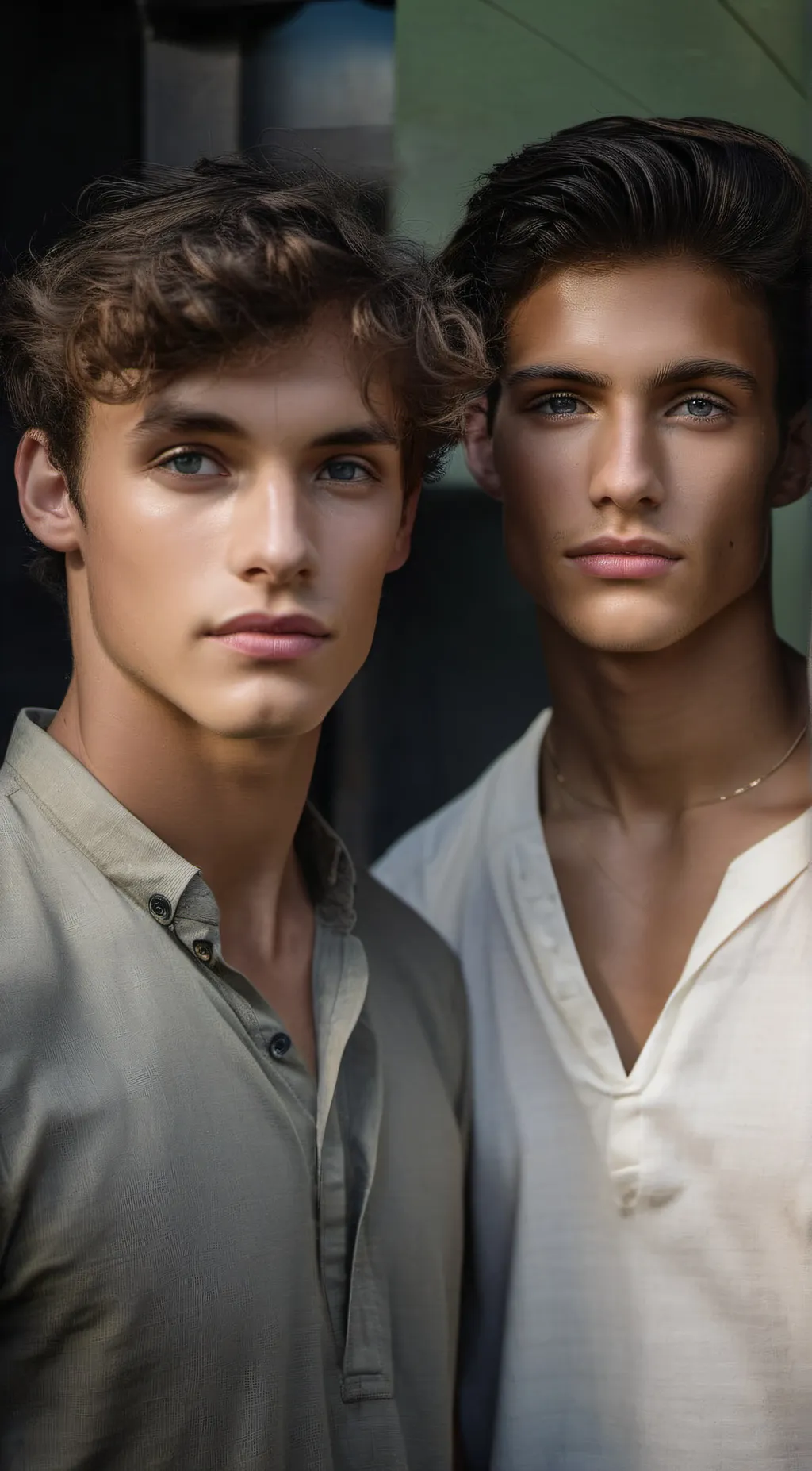 ai character: Andrew and Parker background