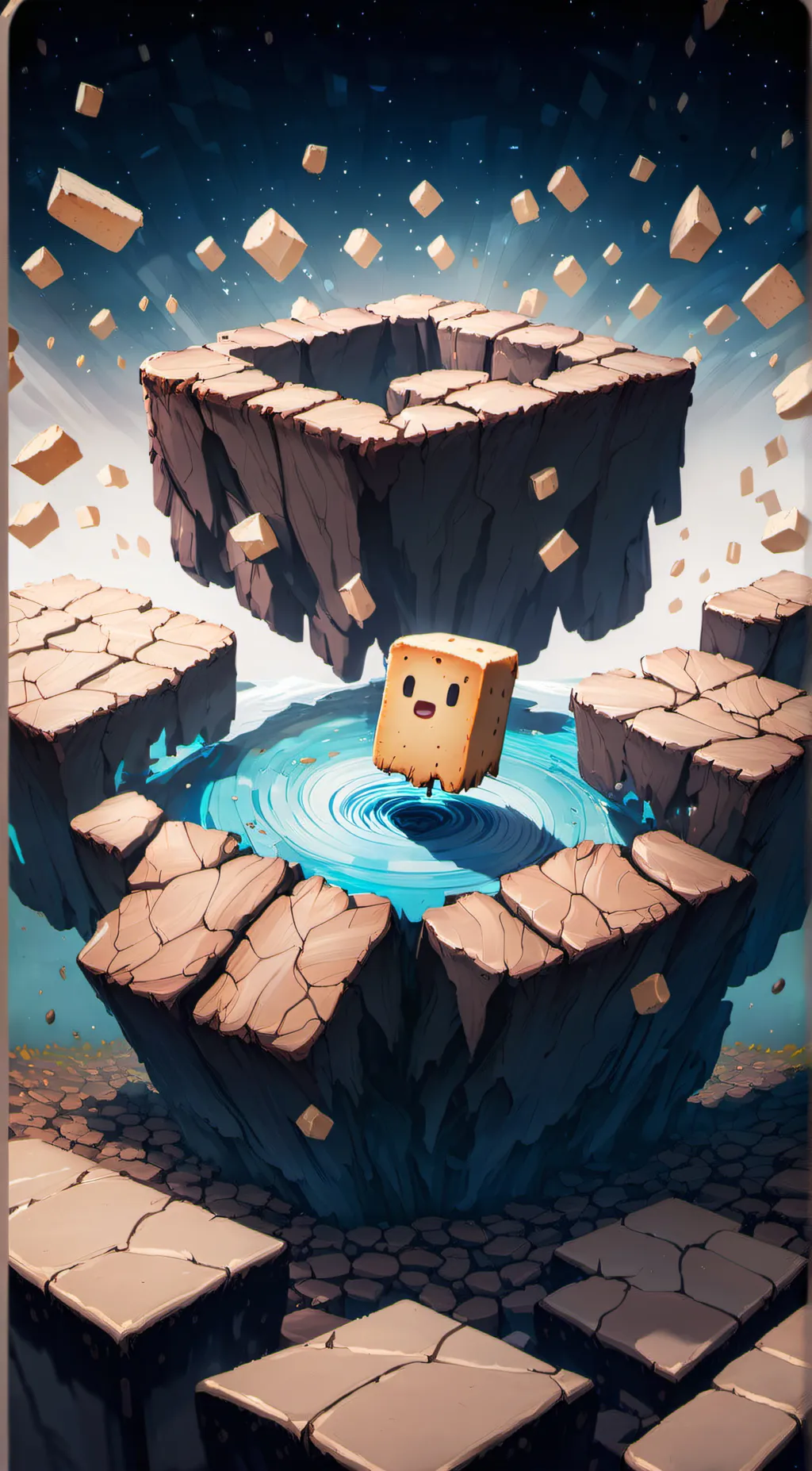 ai character: Krouton background