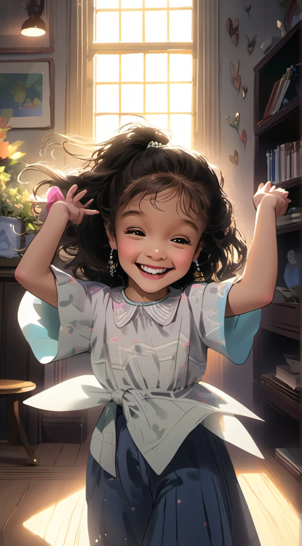 ai character: Promise  background