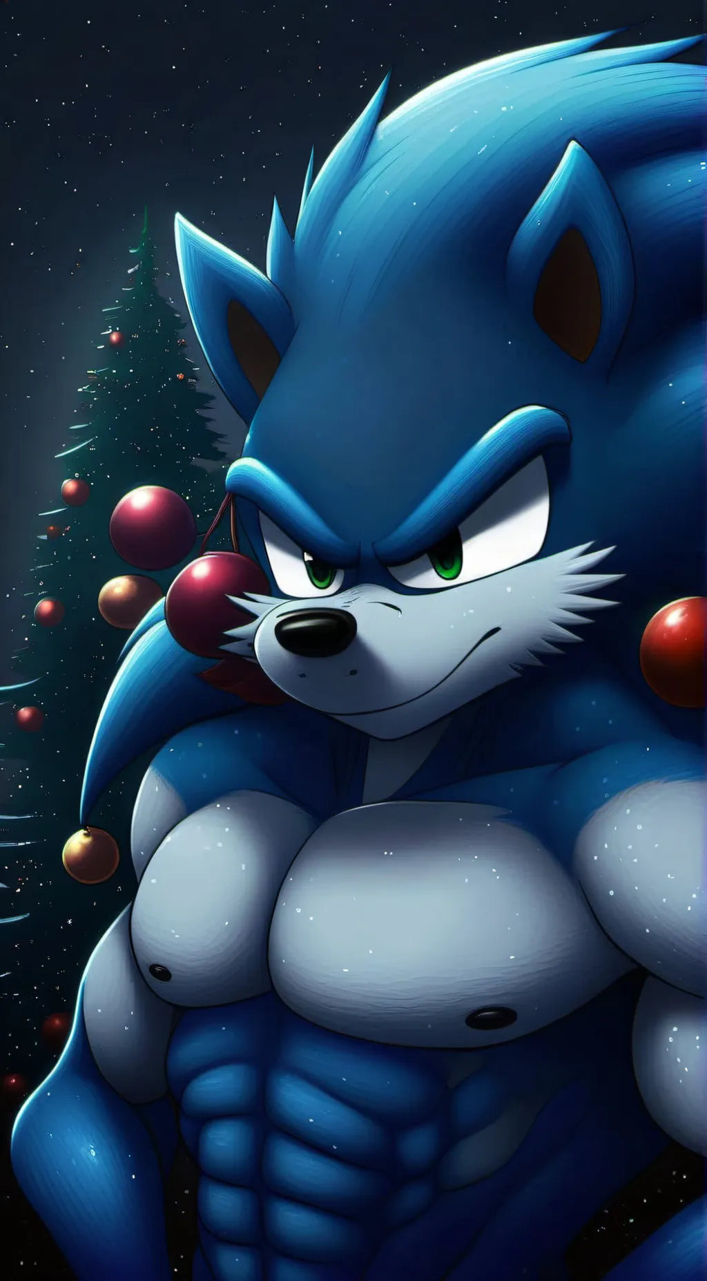 ai character: sonic the werehog  background
