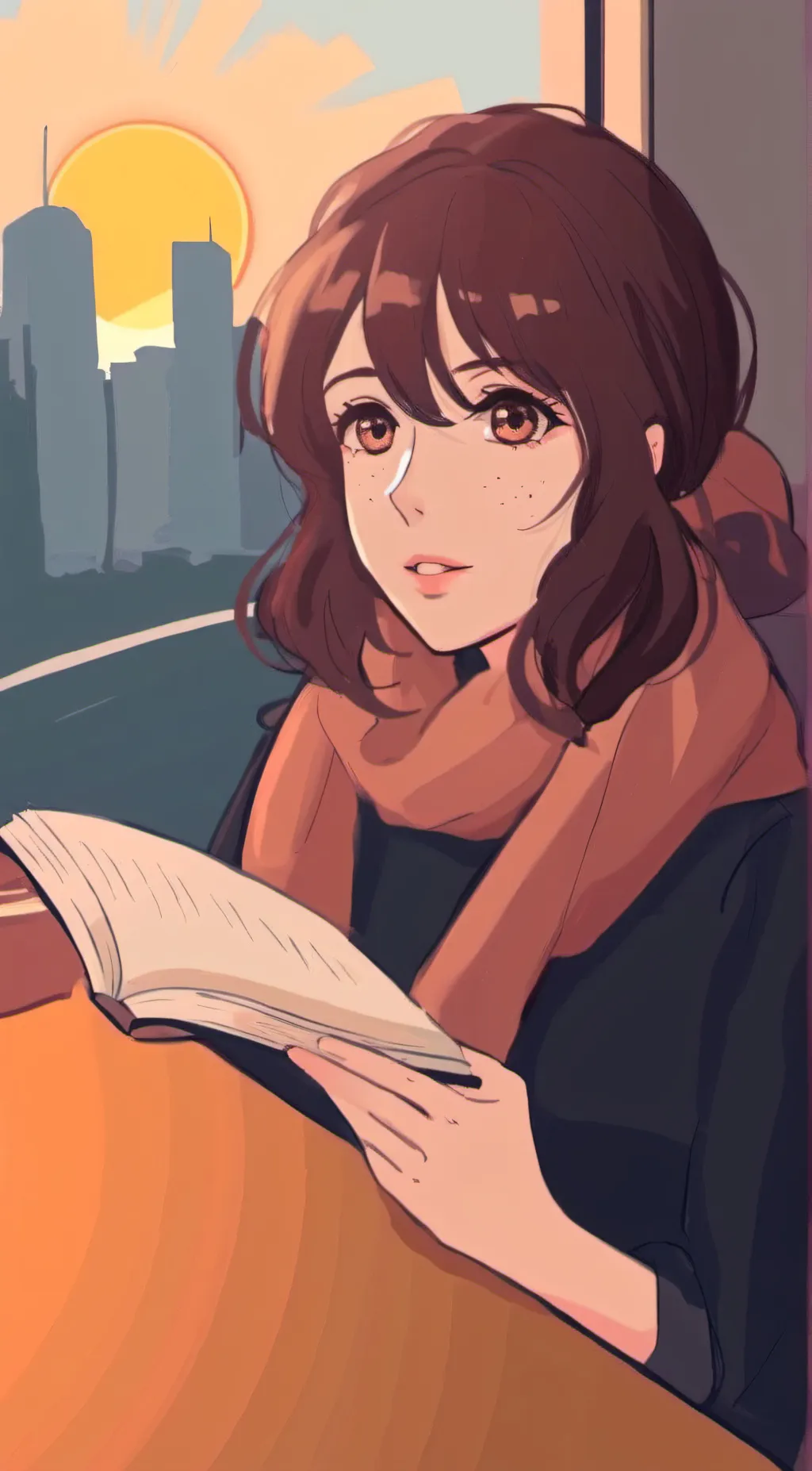 ai character: Sarrie Willson background