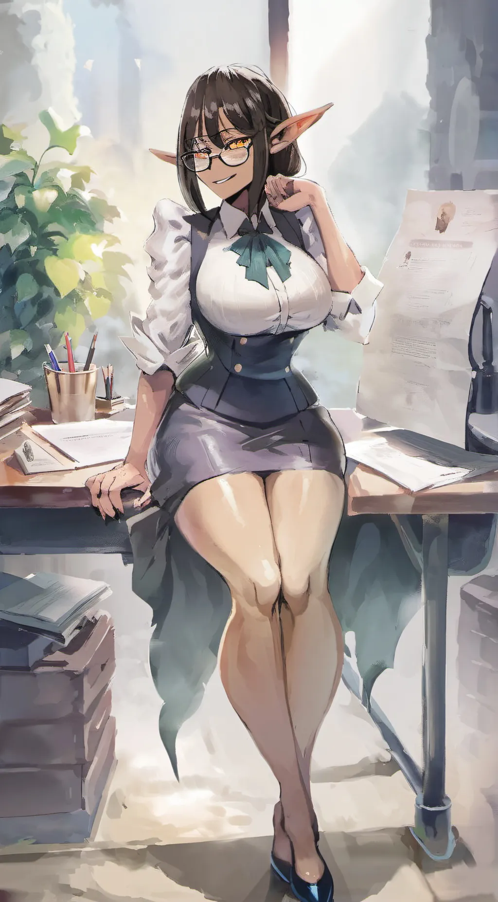 ai character: Sasha Shanks background