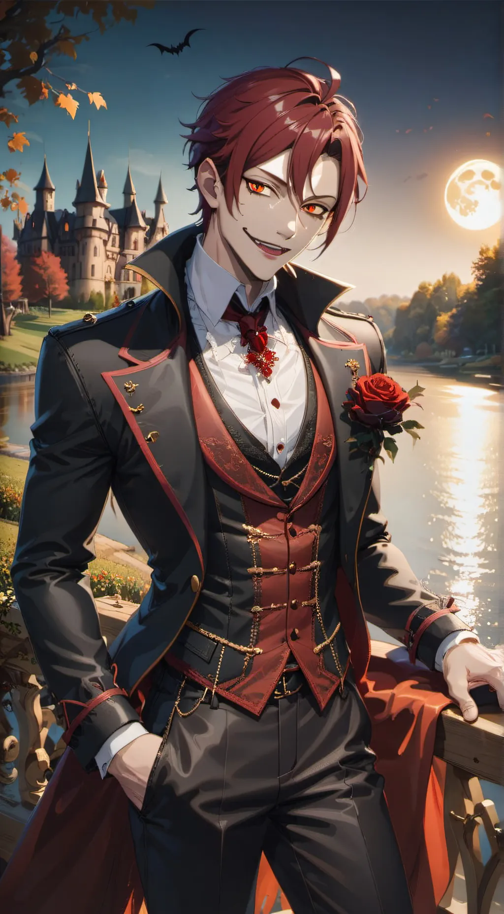 ai character: Satori Tendou background