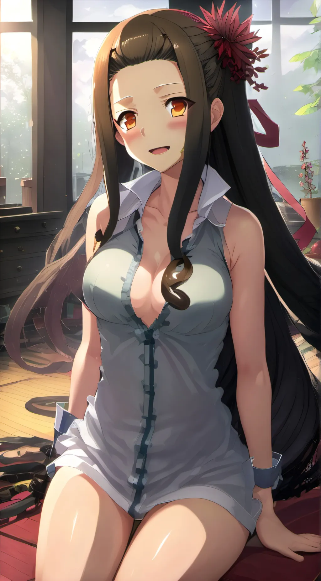 ai character: nezuko  background