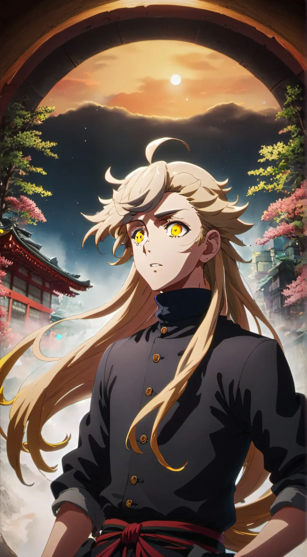 ai character: Douma background