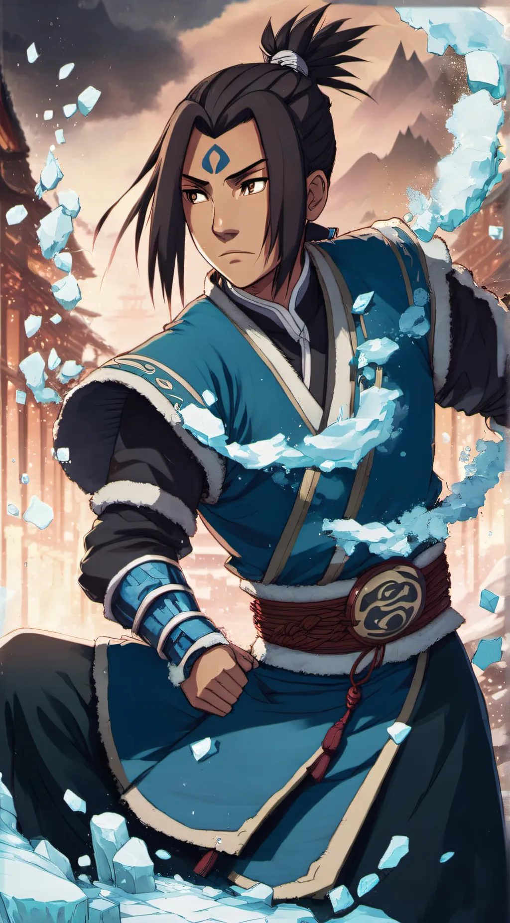 ai character: sokka  background