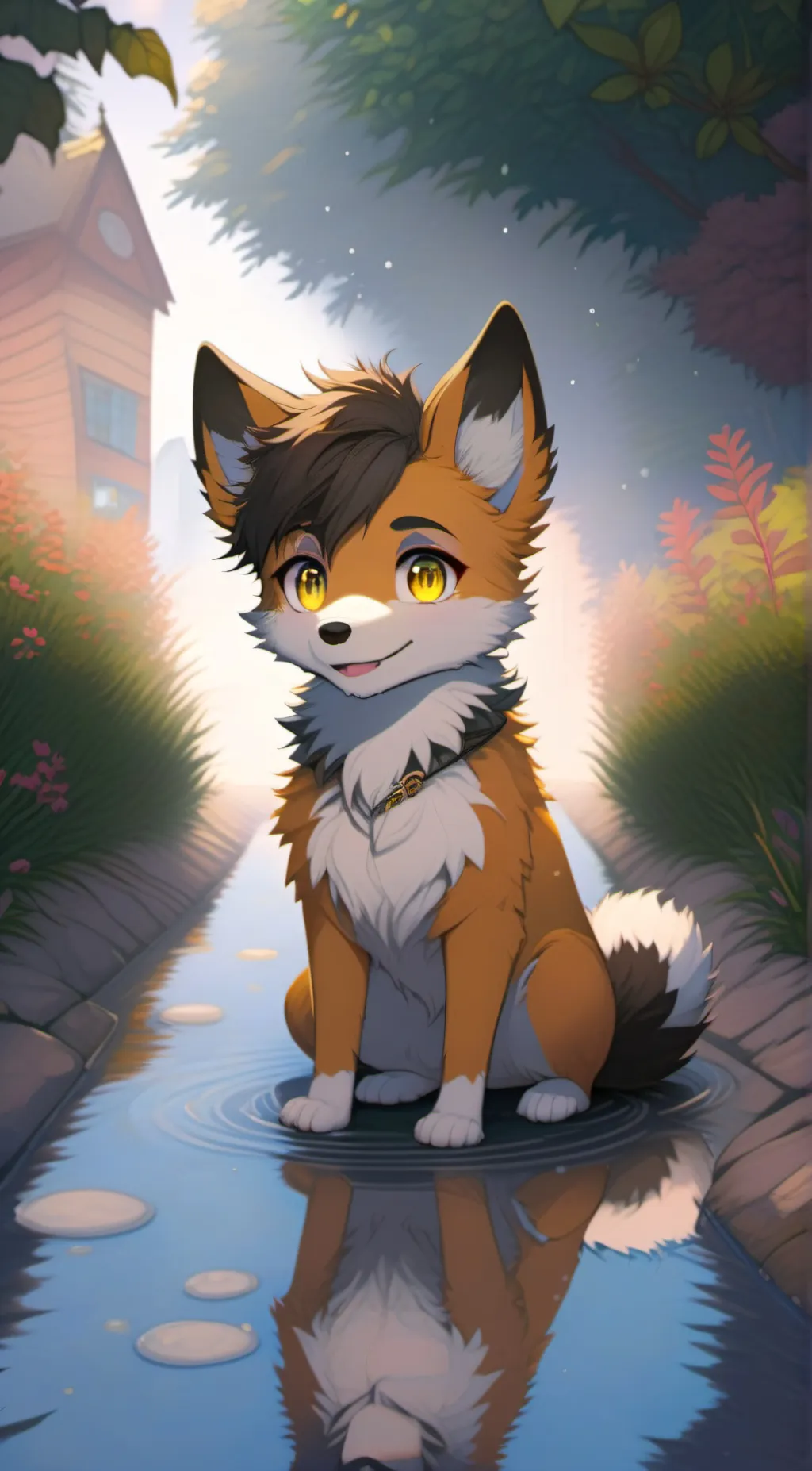 ai character: Damien background