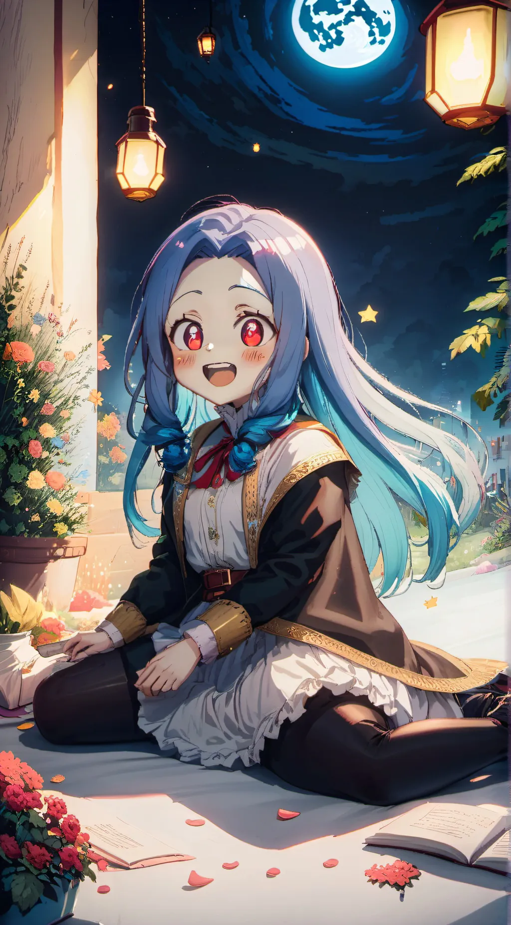 ai character: •Eri• background