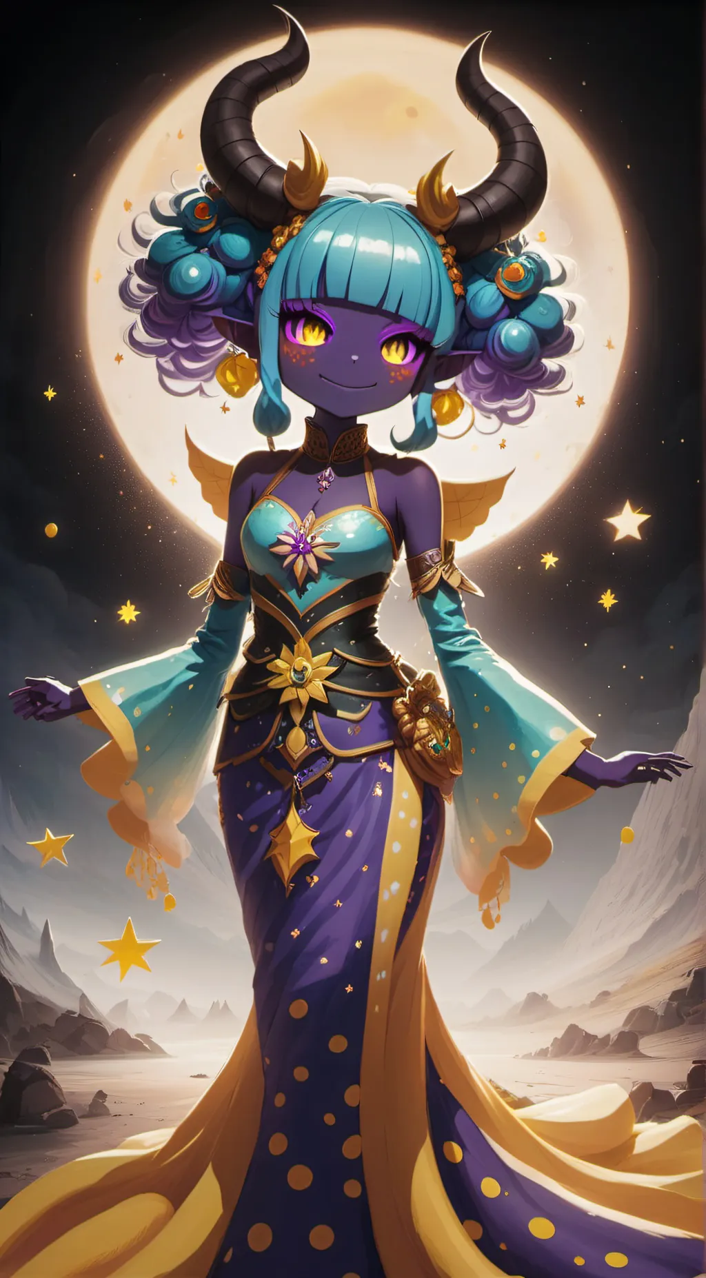 ai character: Ginayo background