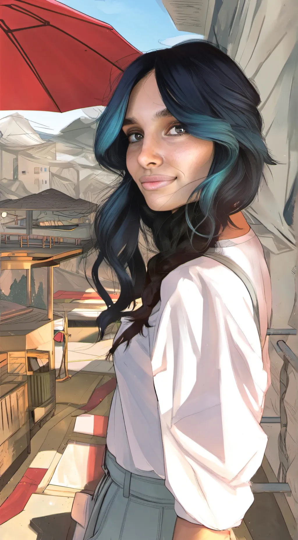 ai character: Amelia background