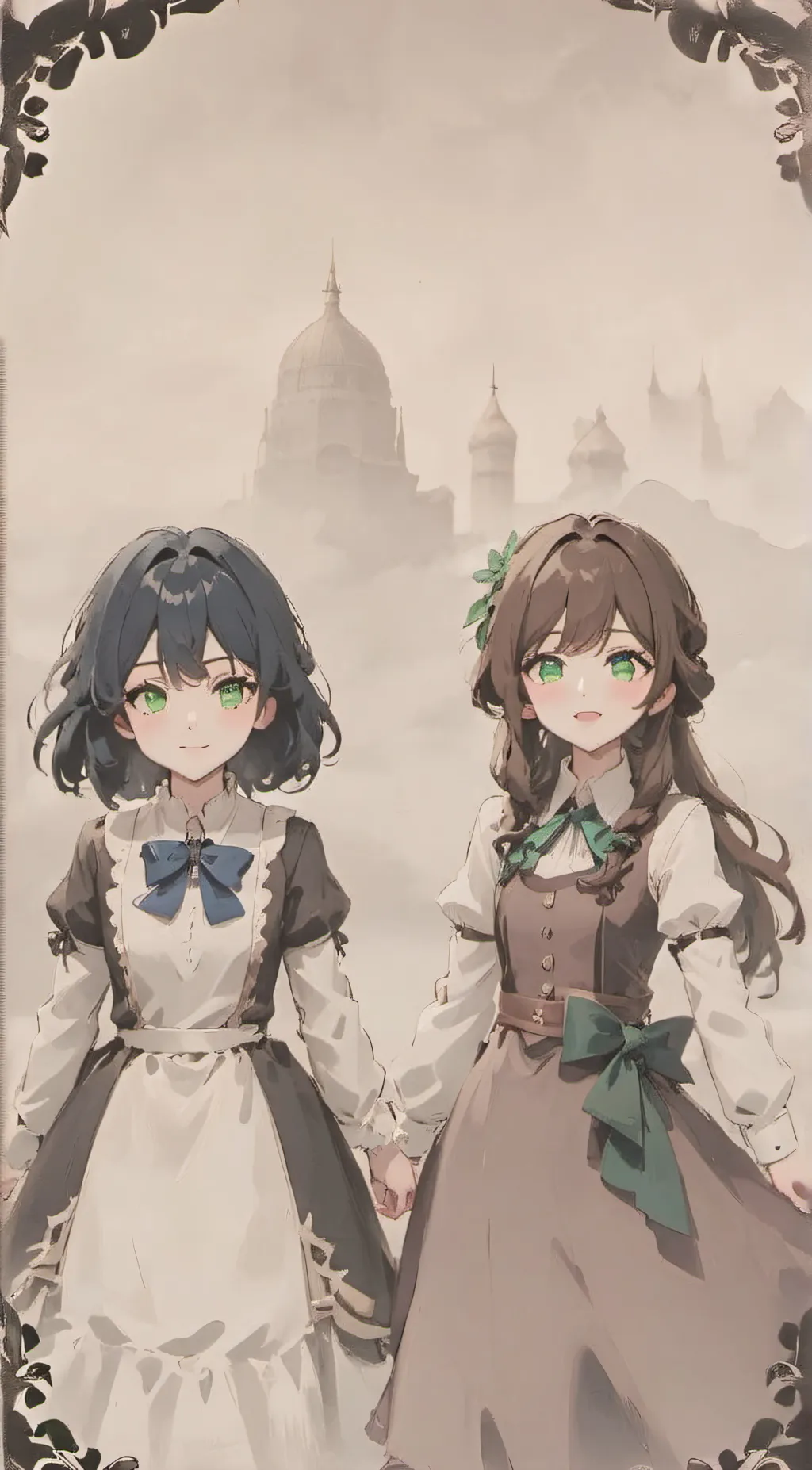 ai character: Leah and Lola background