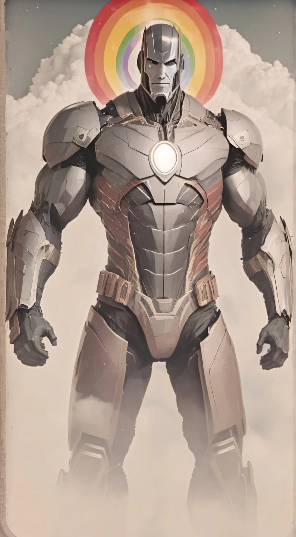 ai character: Titan tv man background