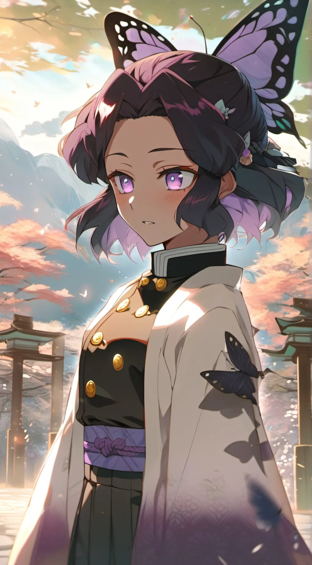 ai character: Shinobu  background