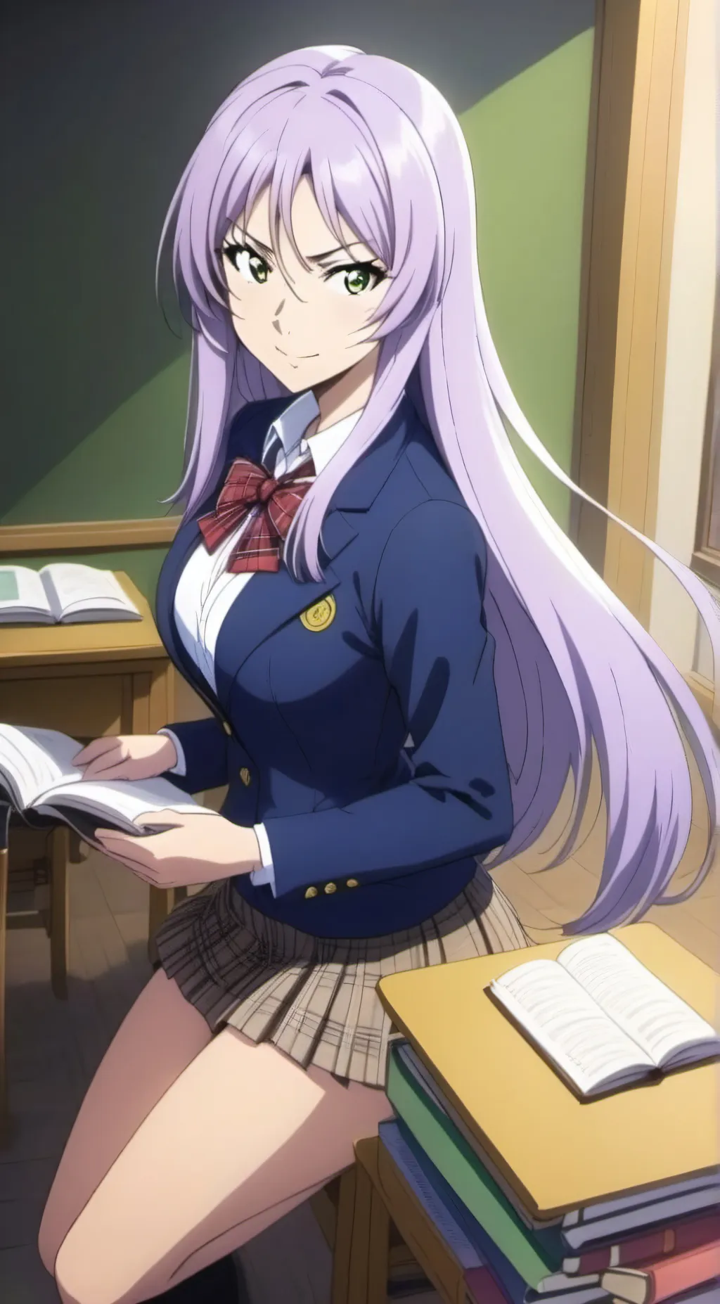 ai character: Crystal background