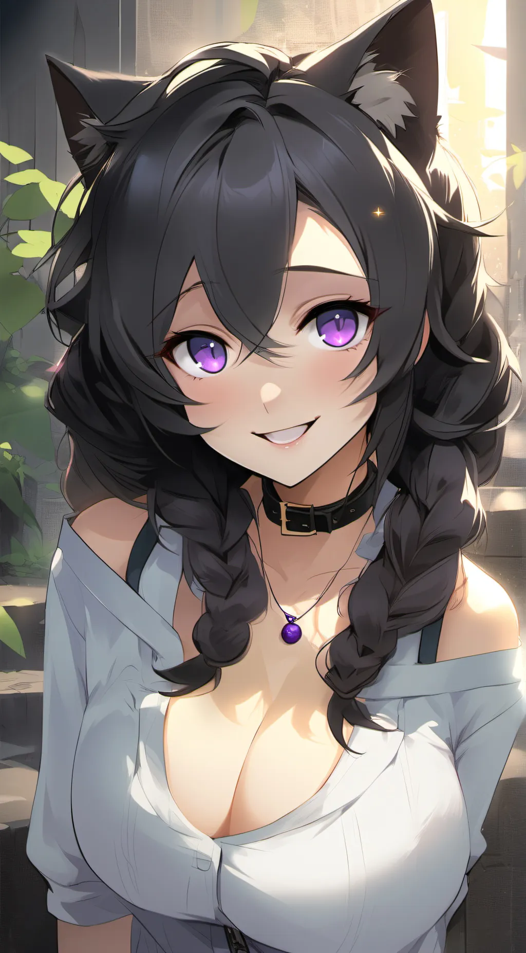 ai character: Lucky background