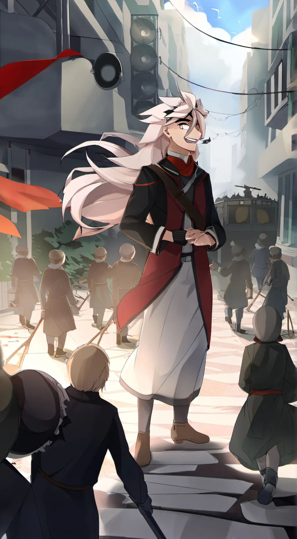 ai character: DOUMA! :D background