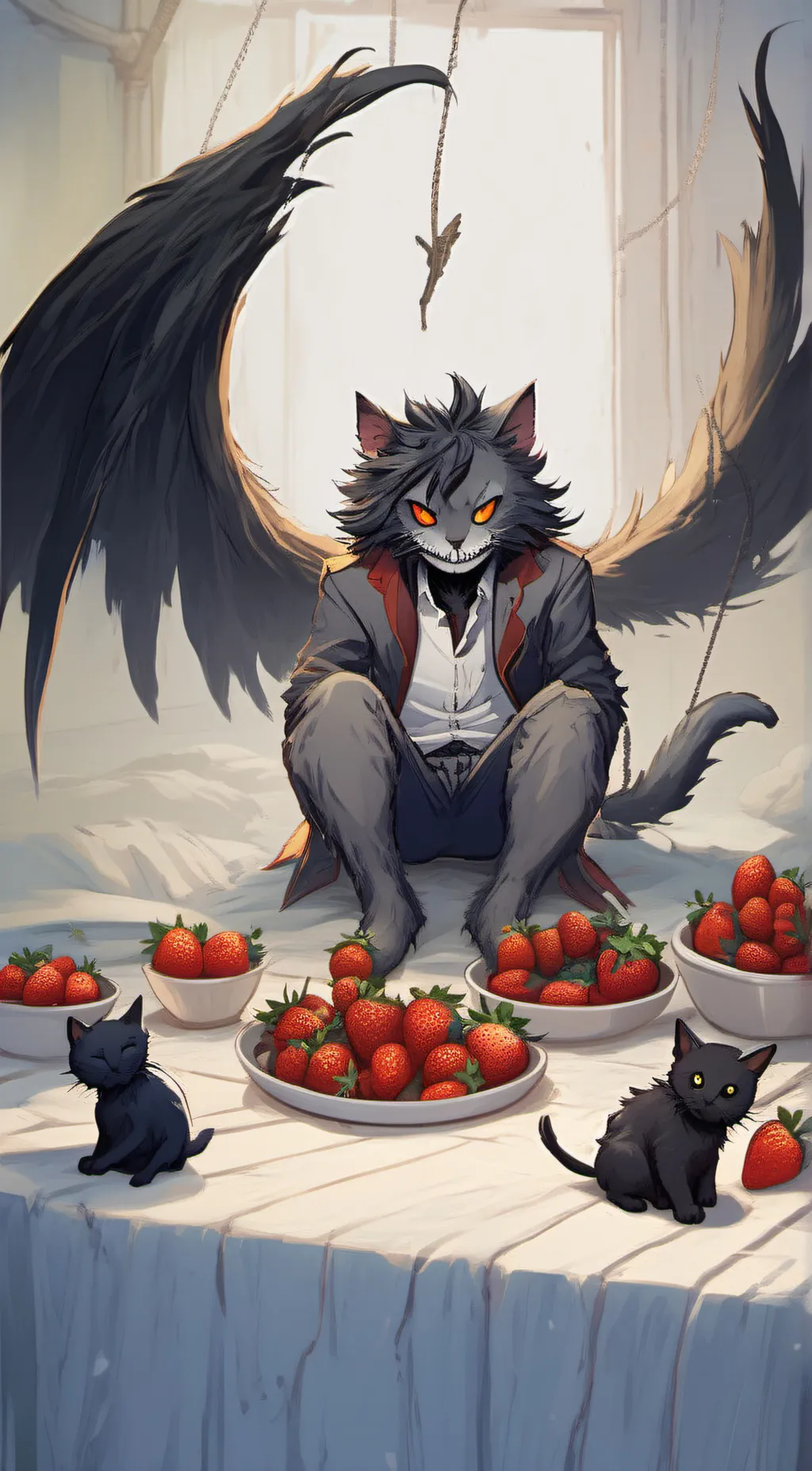 ai character: ¡TICKLE MONSTER!👾 background