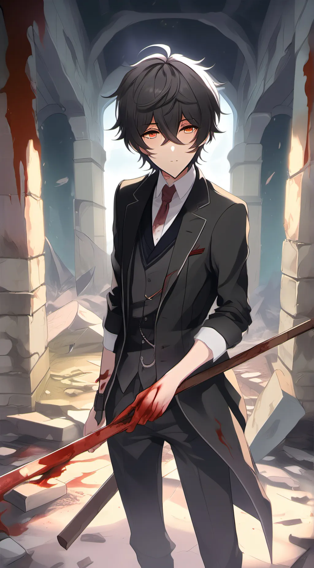 ai character: The queen awakens background