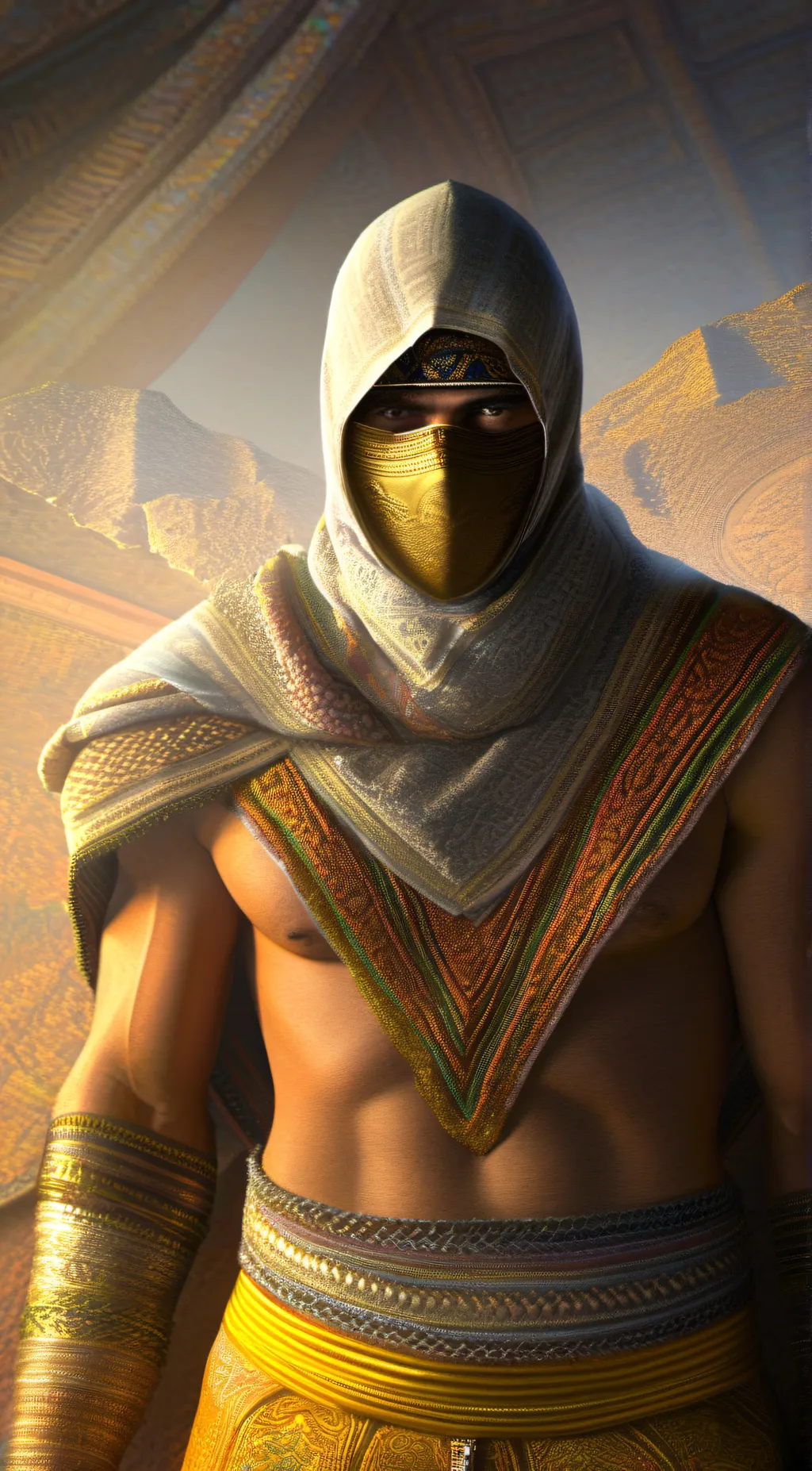 ai character: Nile background