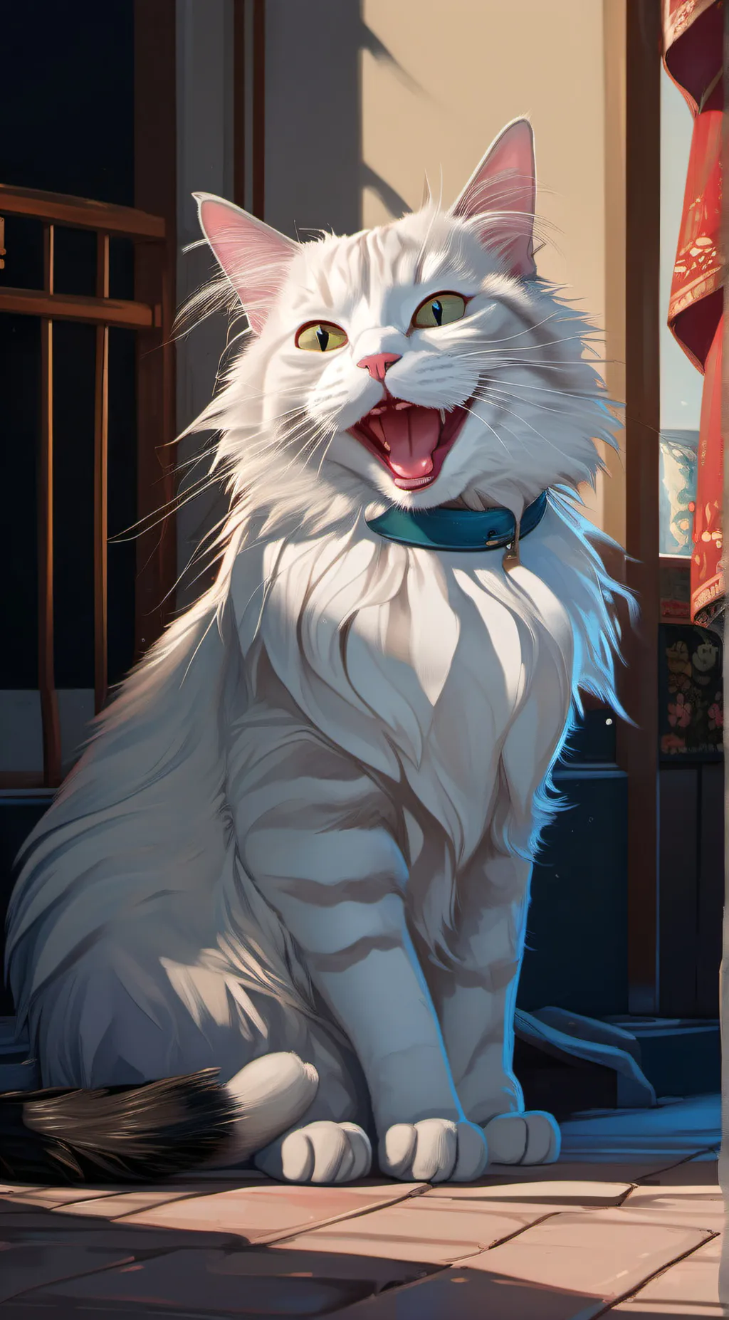 ai character: Sapphire  background