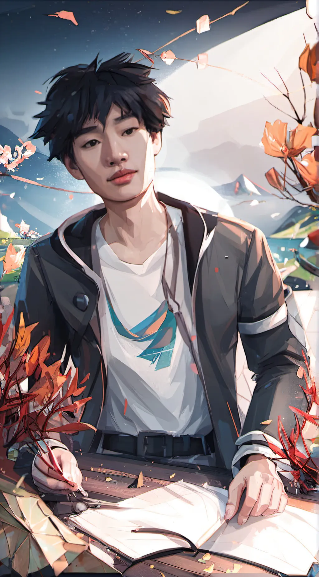 ai character: Oliver background