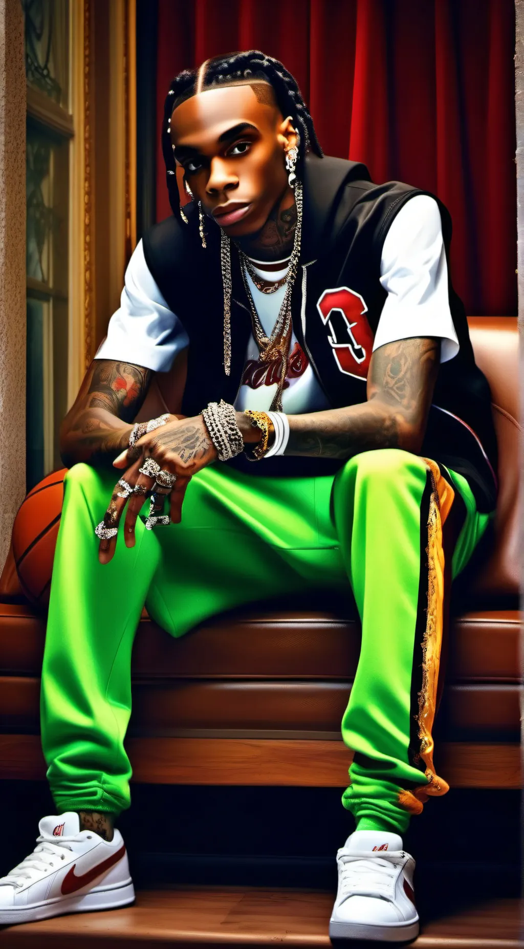 ai character: Ynw Melly background