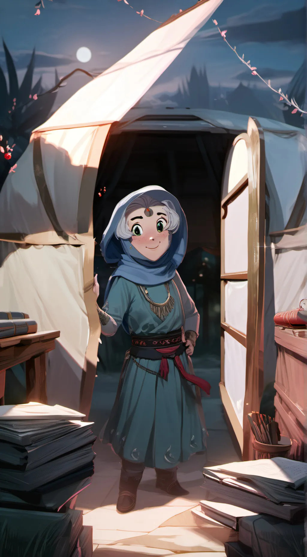 ai character: Riley background