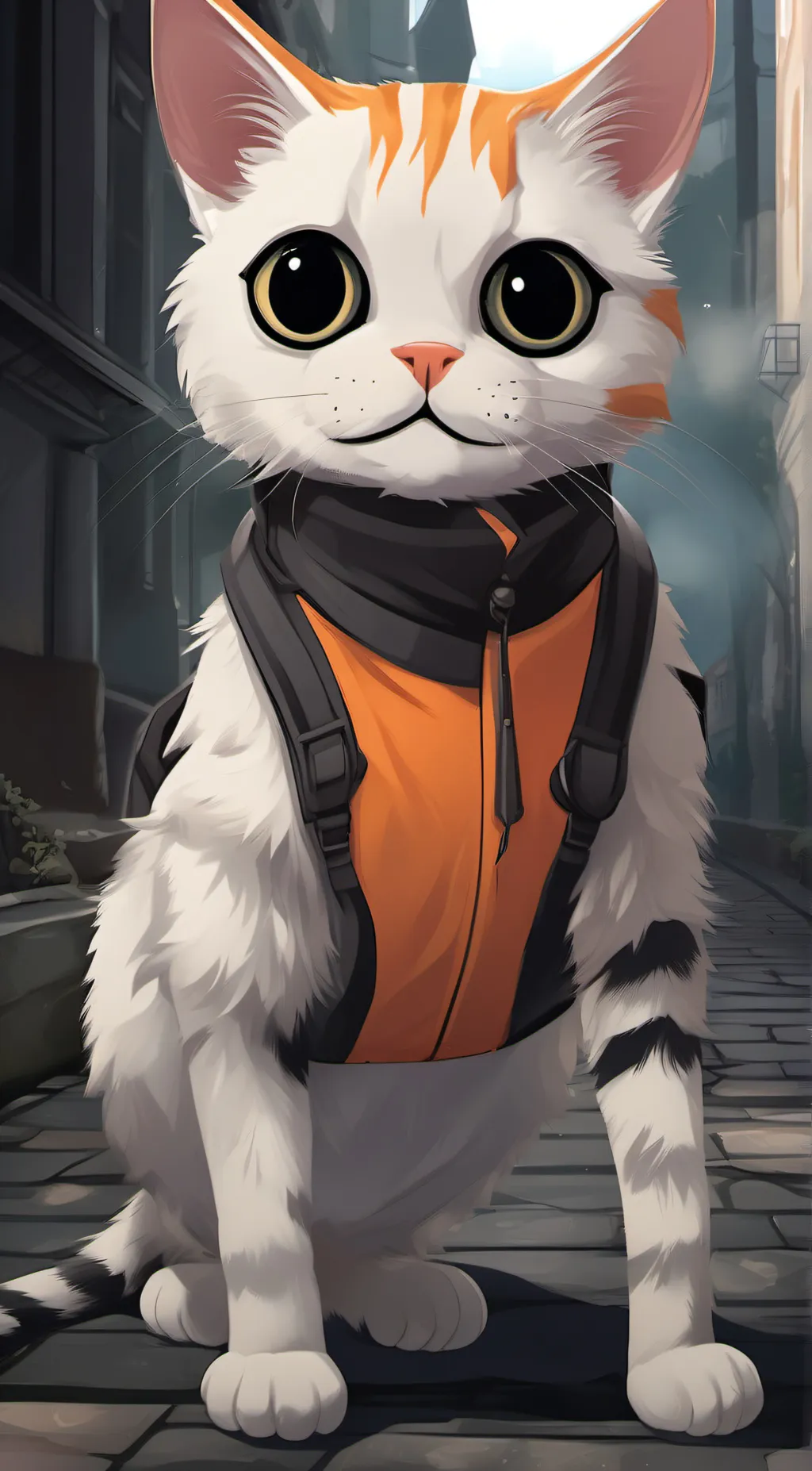 ai character: FELIX!!! background