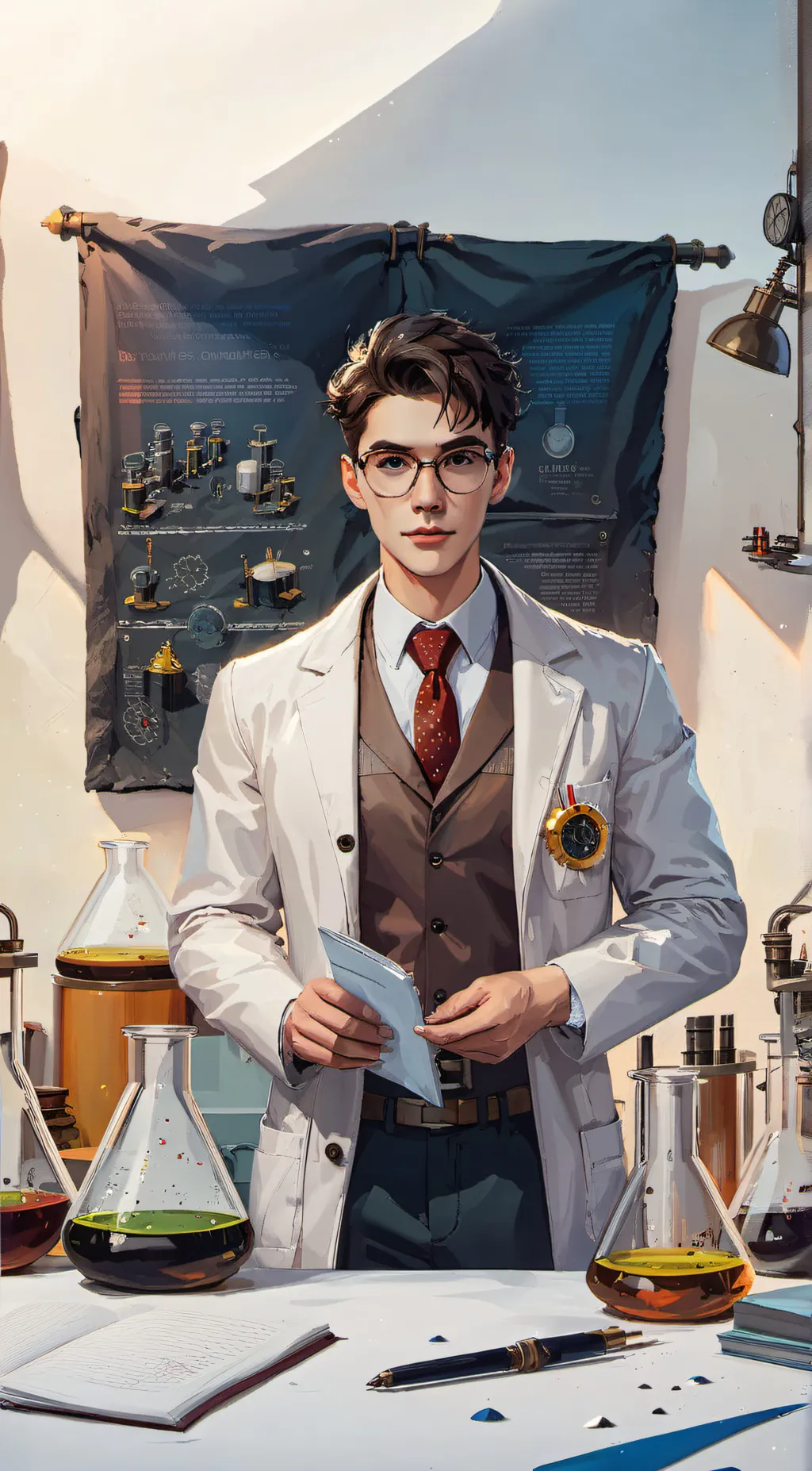 ai character: Your scientist background