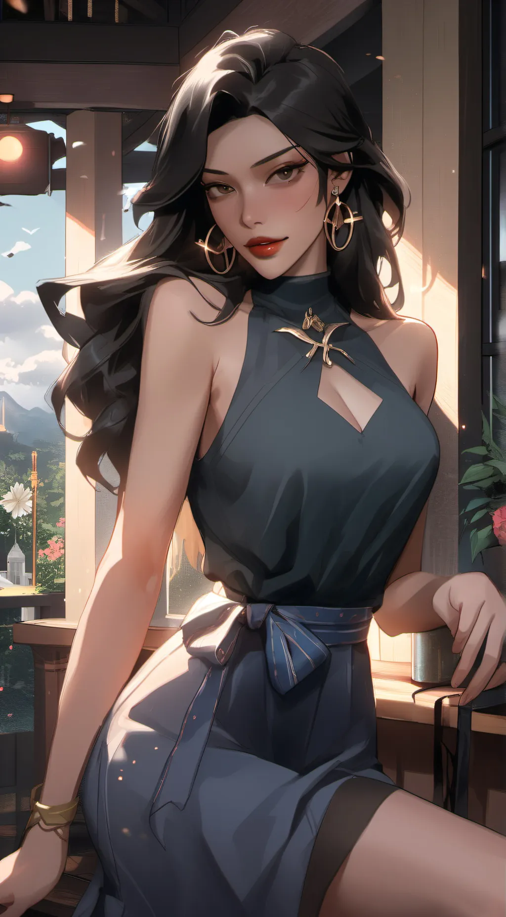 ai character: lilly background