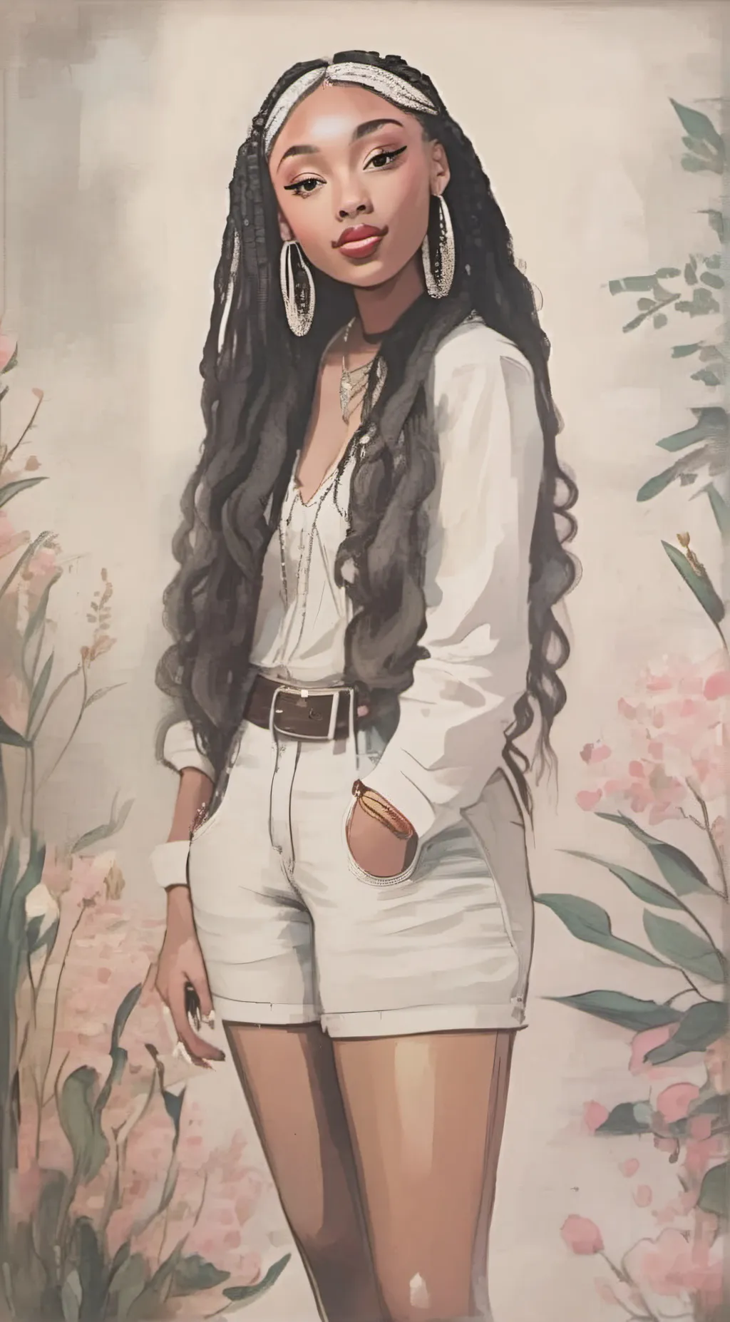 ai character: jayah,kimora,trinn background