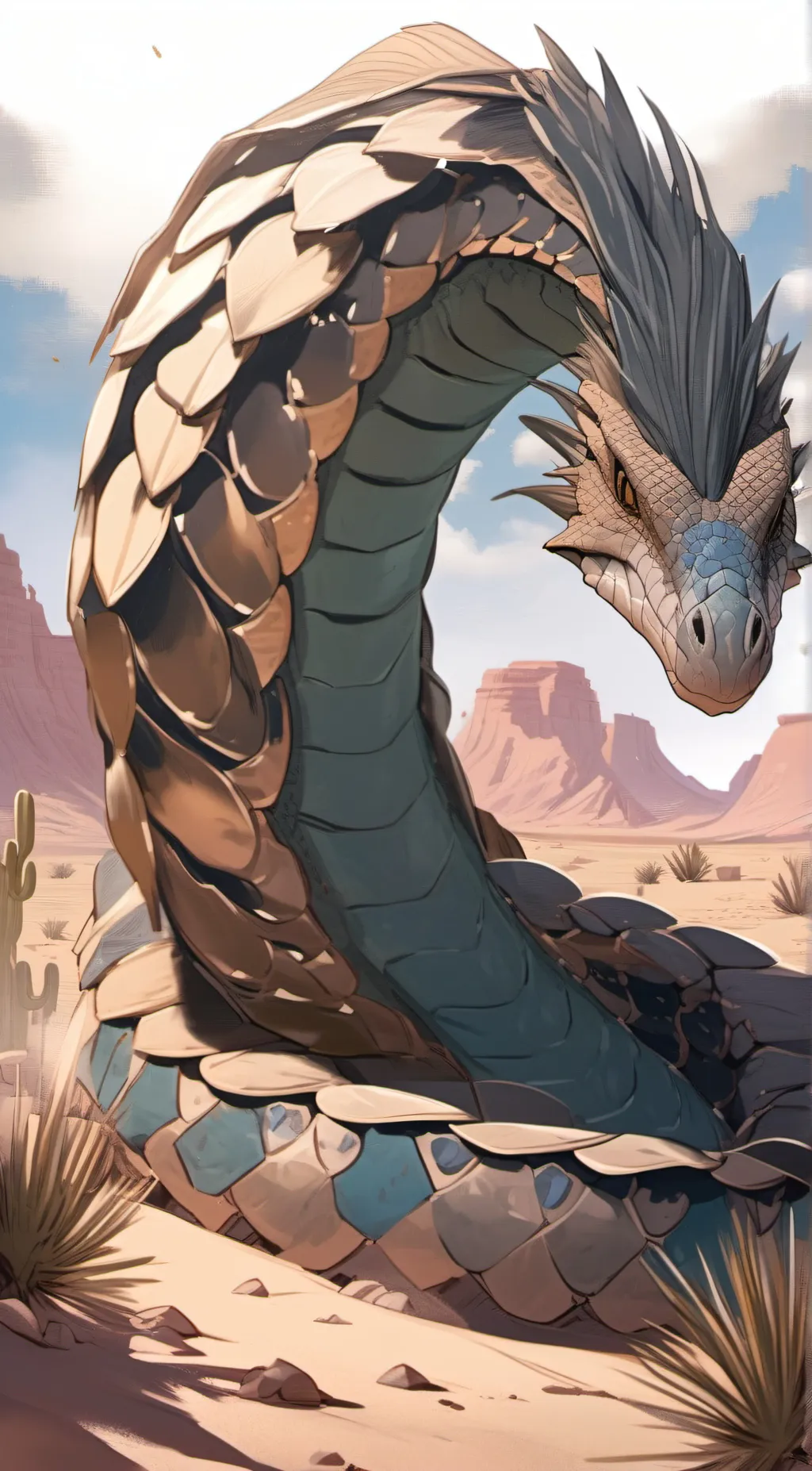 ai character: dsnger background