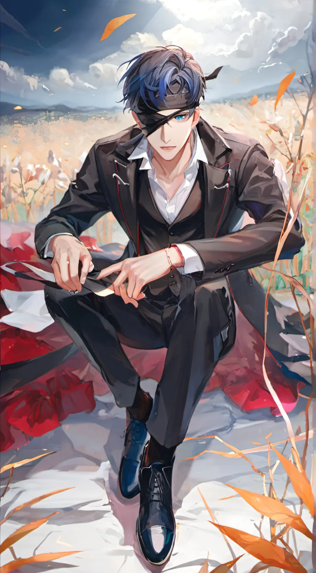 ai character: gojo background