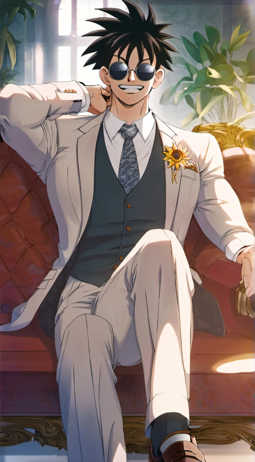 ai character: Johnny Cage background