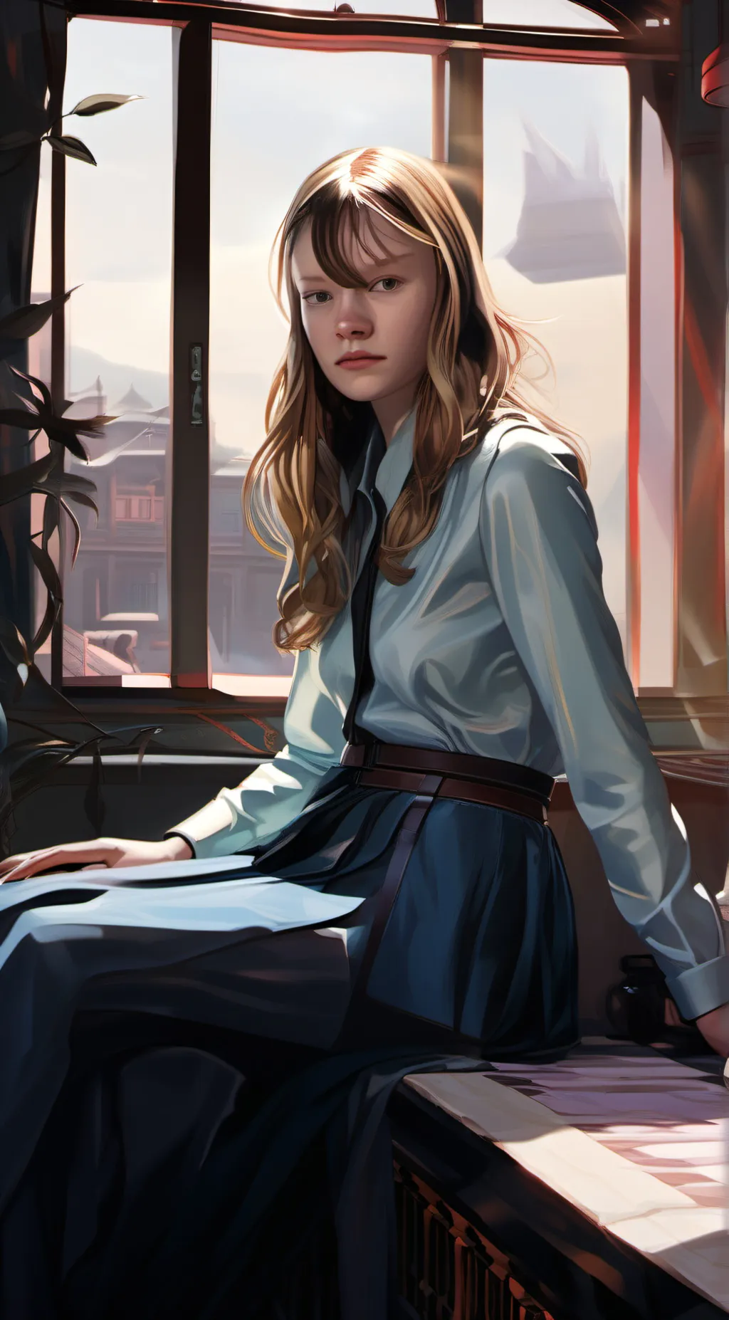 ai character: Kelly background